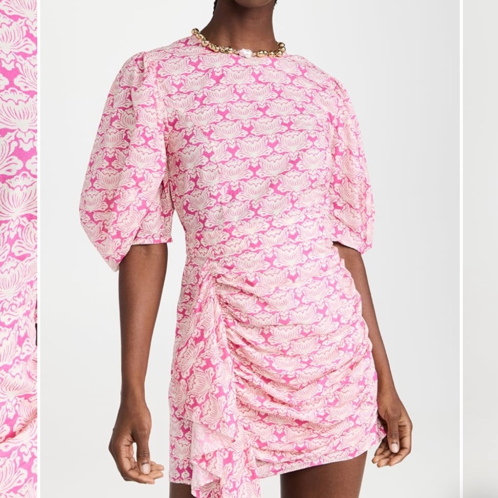Rhode Pia dress 
Color: Lotus block hot pink  
Size 0 
Worn once